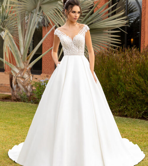 Robes de mariée chez Marque Moda Sposa à Nice