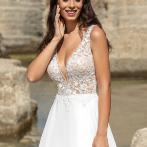 Robes de marié Just For You N°19 , fluide , bohème.