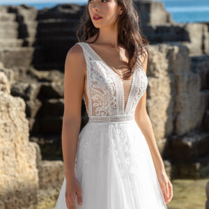 Robes de mariée Just For You N°26, fluide et trapeze