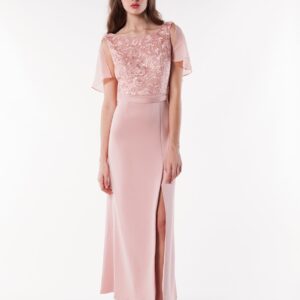 Robes de cocktail fashion New York de couleur rose pâle