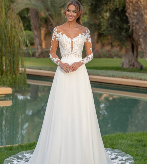 Robes de mariée chez Marque Moda Sposa à Nice